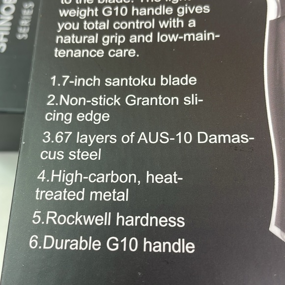 CUTLUXE 7 inch Santoku knife - Picture 7 of 8